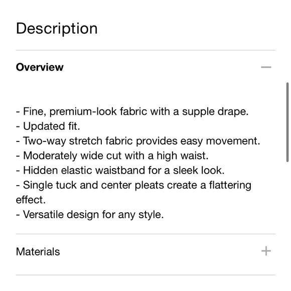 UNIQLO Wide Fit Pleated Pants - Olive NWT - Picture 7 of 8